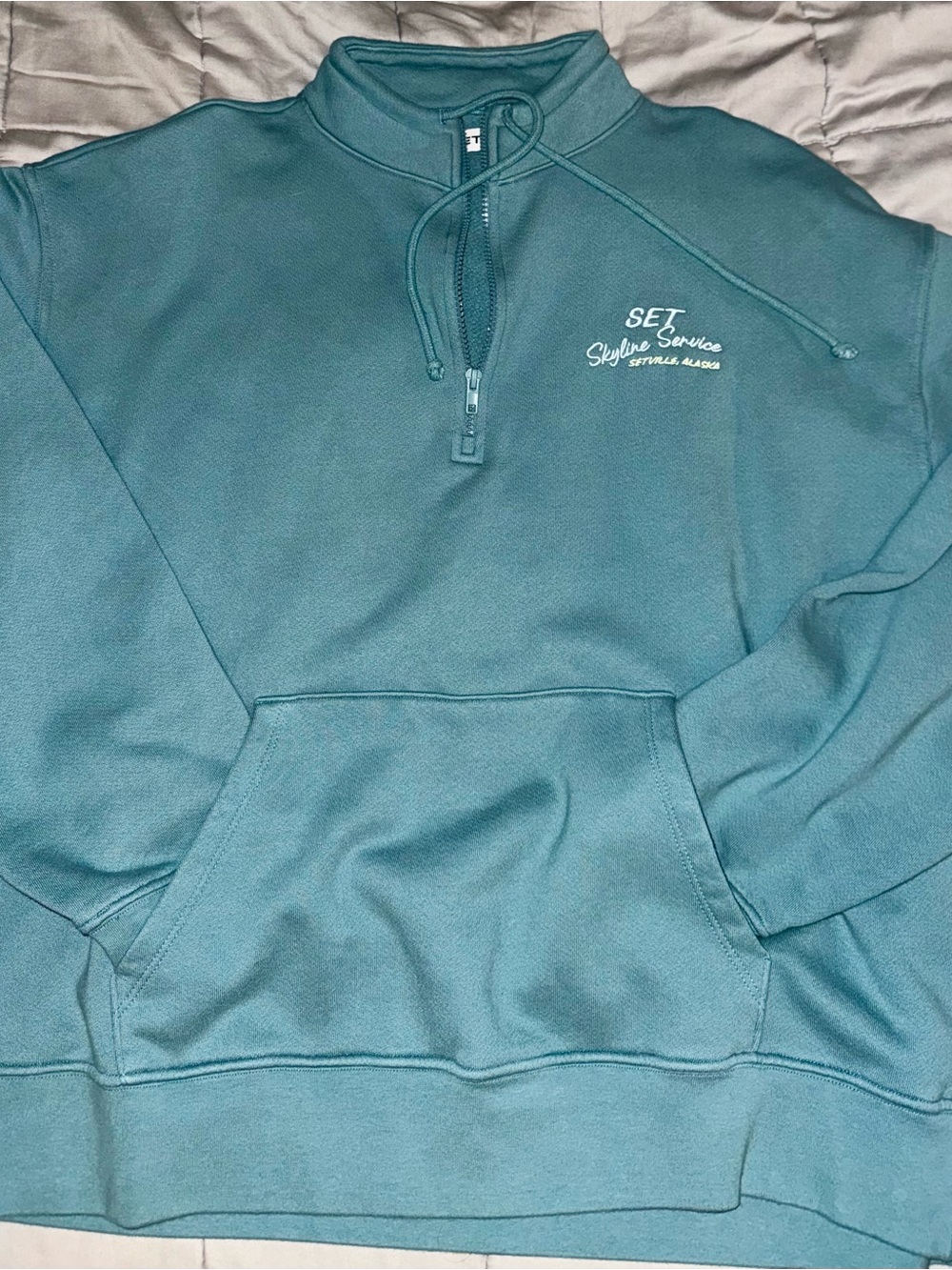 SET Active Above the Clouds Quarter Zip - Picture 3 of 5